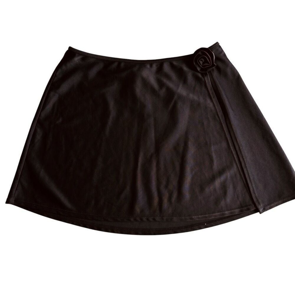 Oscar De La Renta Small/Medium Black Swim Skirt Coverup